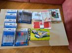 Partij pennen, visitekaartje systeem, enveloppen, schriften, Diversen, Ophalen