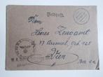 Duitse Rijk, Veldpostenvelop Naar Heeres Zeugamt Wenen 1943., Ophalen, Envelop