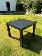 Ikea Lack tafeltje zwart, Huis en Inrichting, Gebruikt, Vierkant, 55 tot 75 cm, Hout