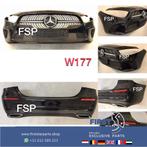 W177 SEDAN VOORBUMPER + ACHTERBUMPER + ZIJSKIRTS ORIGINEEL M, Gebruikt, Mercedes-Benz, Ophalen of Verzenden, Achter
