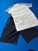 Kipstra t shirt +korte broek, Blauw, Overige typen, Ophalen of Verzenden, Gedragen