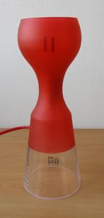 Schlager Tafel- / Nachtlamp Rood - Carl Öjerstam - IKEA, Gebruikt, Ophalen of Verzenden, Glas, Modern