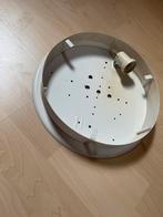 Plafondlamp Wit Metaal Raster, Ophalen, Gebruikt, Metaal