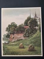 Kessel  Kasteel de Keverberg met kerktoren getekend H Rol, Verzenden, Zo goed als nieuw, Gebouw, Voor 1940