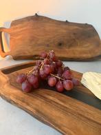 Handgemaakte borrelplanken van massief hout, Ophalen of Verzenden, Zo goed als nieuw, Overige vormen, Hout