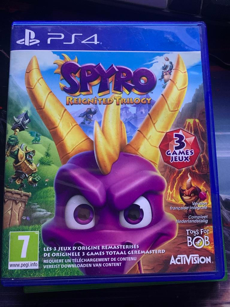 Spyro Reignited Trilogy - PS4, Spelcomputers en Games, Games | Sony PlayStation 4, 1 speler, Ophalen of Verzenden, Zo goed als nieuw
