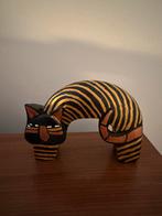 Houten Dierenbeeld - Poes, Verzamelen, Beelden en Beeldjes, Ophalen of Verzenden, Gebruikt, Dier