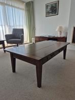 Houten Salontafel met Lades, Ophalen, 100 tot 150 cm, 50 tot 100 cm, Landelijk