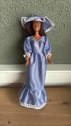 Barbie clone vintage jurk paars / lila jaren 80, Verzamelen, Ophalen of Verzenden, Gebruikt, Pop