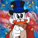 Schilderij Dagobert Duck - Get Rich!, Antiek en Kunst, Ophalen of Verzenden