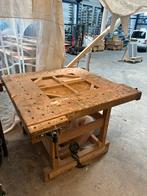 Hout werkbank, Doe-het-zelf en Verbouw, Werkbanken, Ophalen, Gebruikt