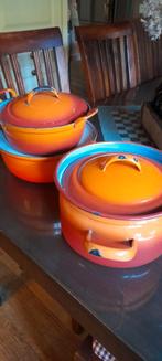 Oude pannen, Huis en Inrichting, Keuken | Potten en Pannen, Ophalen, Gebruikt, Overige materialen, Pannenset