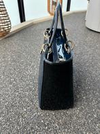 Rosa Donkerblauwe Lak Lederen Handtas, Ophalen of Verzenden, Zo goed als nieuw, Blauw, Handtas