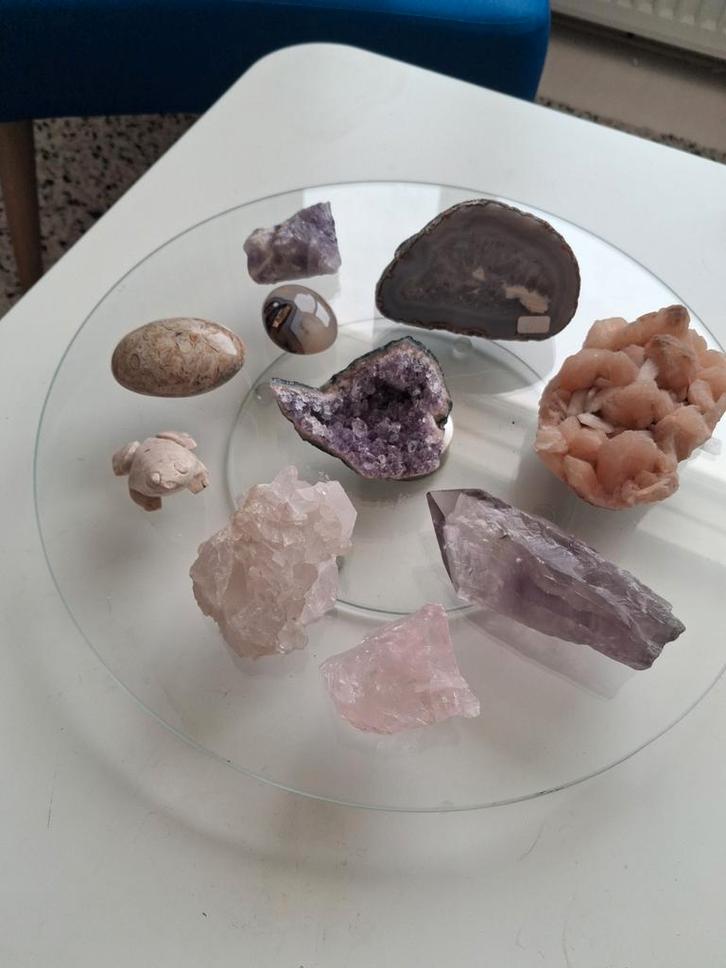 Partij mineralen, Verzamelen, Mineralen en Fossielen, Mineraal, Ophalen of Verzenden