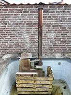 houtkachel voor hottub- RVS, Ophalen of Verzenden, Gebruikt, Vast, Inbouw