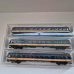 Fleischmann 814705, 814706, 814507 NS Plan W rijtuigen 2e kl, Gelijkstroom, Fleischmann, Ophalen of Verzenden, NS