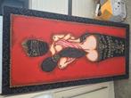 Handgeschilderd schilderij afkomstig van Bali, Antiek en Kunst, Ophalen of Verzenden