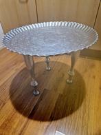 Mooie vintage bijzettafel, 45 tot 60 cm, Minder dan 55 cm, Gebruikt, Metaal of Aluminium