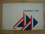 DAF 1200 Handleiding 1977 - F1200 Instructieboek, Ophalen