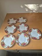 Royal Albert Old Country Roses Gebaksbordjes (7), Huis en Inrichting, Keuken | Servies, Ophalen of Verzenden, Zo goed als nieuw