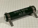 Rosenthal GWS50  40 Ohm Mil spec weerstand 50W, Rosenthal, Ophalen of Verzenden, Zo goed als nieuw, NA