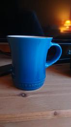Le Creuset nieuwe blauwe mok / beker, Huis en Inrichting, Keuken | Servies, Ophalen of Verzenden, Zo goed als nieuw, Overige stijlen