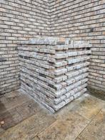 784 nieuwe gevelstenen, bakstenen bruin / grijs  genuanceerd, Doe-het-zelf en Verbouw, Metselstenen, Ophalen, Nieuw, Bakstenen