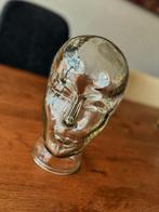 Vintage Glazen Hoofd, Ophalen of Verzenden, Gebruikt