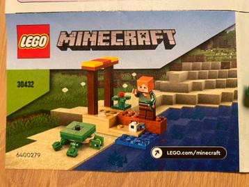 LEGO Minecraft 30432 Schildpaddenstrand - Compleet beschikbaar voor biedingen