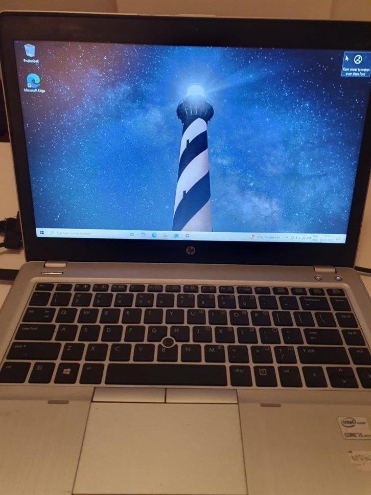 HP Elitebook Folio Notebook, Computers en Software, Windows Laptops, Gebruikt, 14 inch, SSD, 2 tot 3 Ghz, 8 GB, Qwerty, Met videokaart