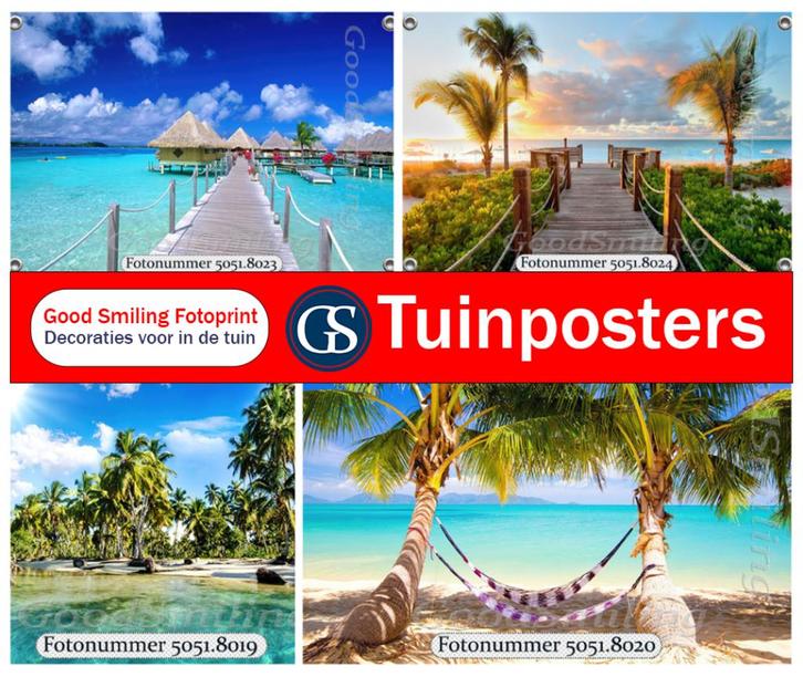 Tuinposters Zee-Strand op ieder gewenst formaat gemaakt, Tuin en Terras, Tuinwanddecoratie, Nieuw, Verzenden