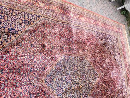 Vintage wollen hand geknoopt vloerkleed bidjar, Huis en Inrichting, Stoffering | Tapijten en Kleden, Zo goed als nieuw, 200 cm of meer