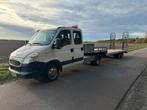 BE combinatie Iveco Daily 35C 2016 & Veldhuizen dieplader, Auto's, Achterwielaandrijving, Zwart, 4 cilinders, Iveco