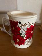 Elektrische wax- melt met kerstroos- origineel uit USA, Ophalen of Verzenden, Zo goed als nieuw