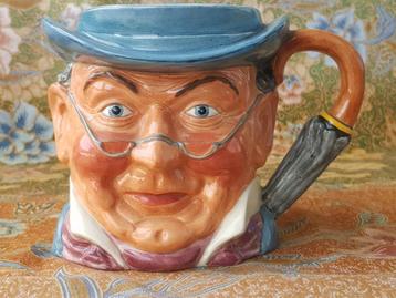 Mr. Pickwick mooie oude Toby jug uit Engeland van Kelsboro.