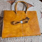 Italiaanse designertas leer *nieuw*, Ophalen of Verzenden, Nieuw, Bruin, Handtas