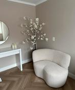 Boucle bankje van Woood, Ophalen, Eenpersoons, 75 tot 100 cm, Zo goed als nieuw