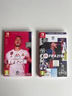 Nintendo Switch FIFA 20 & 21, Spelcomputers en Games, Games | Nintendo Switch, Eén computer, Ophalen of Verzenden, Zo goed als nieuw