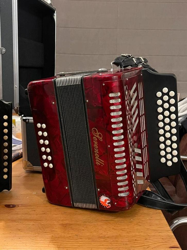 In prijs verlaagd, Muziek en Instrumenten, Accordeons, Gebruikt, 120-bas, Hohner, Ophalen