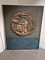 Schilderij zonnenberg moderne kunst junk planet, Antiek en Kunst, Kunst | Schilderijen | Modern, Ophalen