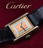 Cartier Must De Tank Vermeil Trinity Manual Wound 925 Silver, Cartier SA, Polshorloge, Ophalen of Verzenden, Rue du Rhône 50, 1204 Genève, Switzerland