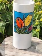 Vaas Henk Schiffmacher tulpen design tattoo, Ophalen of Verzenden
