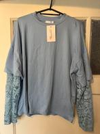 Nieuwe longsleeve one size kanten mouw, Kleding | Dames, Grote Maten, Ophalen of Verzenden, Nieuw, Shirt of Top