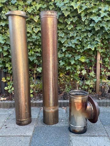 Kachelpijp RVS 150mm enkelwandig beschikbaar voor biedingen