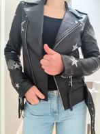 NIKKIE leren jack - maat 34 - z.g.a.n., Zwart, Ophalen of Verzenden, Zo goed als nieuw, Nikkie