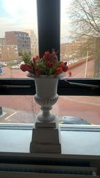 Oude Gietijzeren Pot met Zuil, Ophalen, Overige materialen, Gebruikt, 50 tot 75 cm