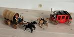 Playmobil postkoets/huifkar incl  paarden/poppetjes, Verzenden, Gebruikt