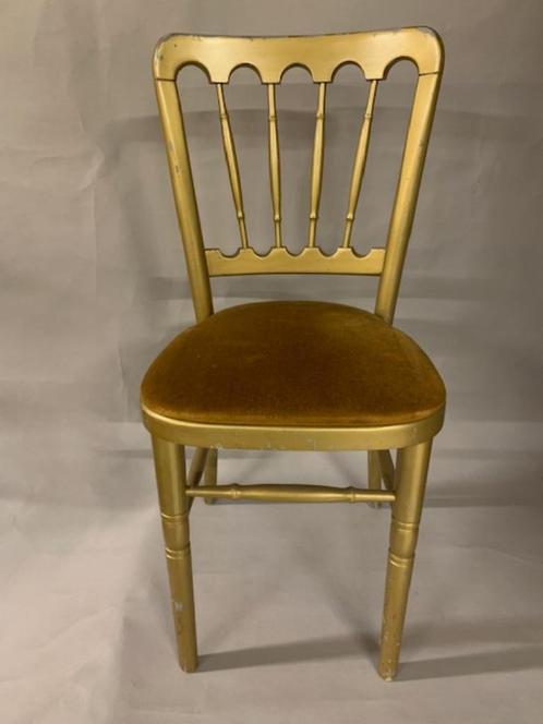 Stoel, eetkamerstoel, houten stoel, Huis en Inrichting, Stoelen, Gebruikt, Vijf, Zes of meer stoelen, Hout, Stof, Overige kleuren