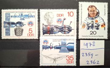 Postzegels Ruimtevaart  DDR uit 1978  beschikbaar voor biedingen