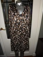 MNG prachtige jurk met bruin creme zwart motief L, Kleding | Dames, Overige kleuren, MNG, Maat 42/44 (L), Ophalen of Verzenden